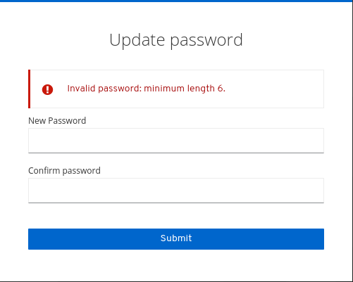 Failed Password Policy