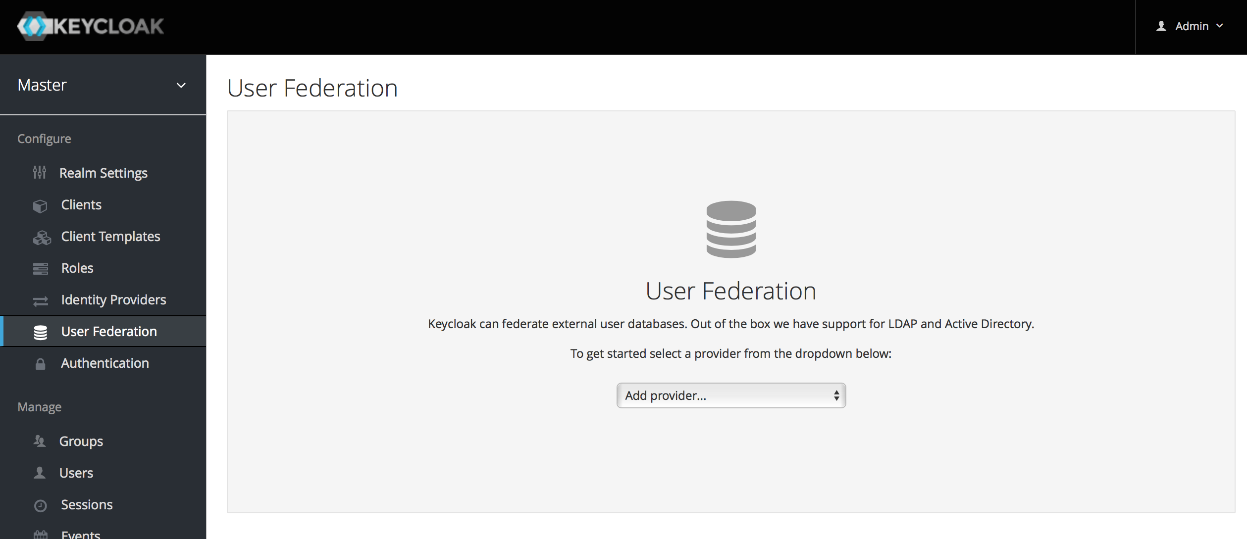 user federation